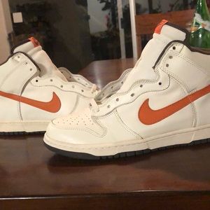 Nike dunk high sail orange / brown / beige